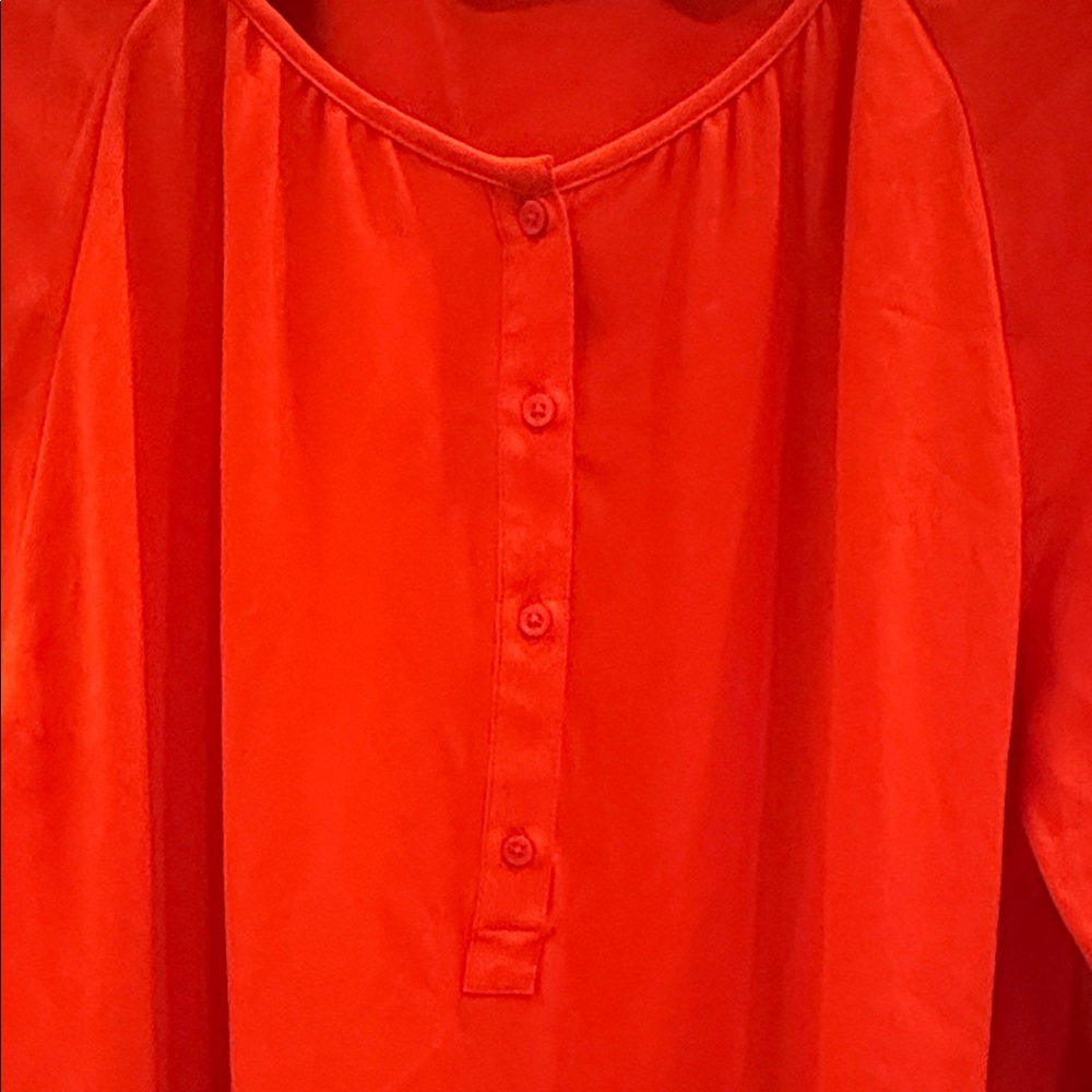 Gap XL Women's Orange Long Sleeve Dress/ Tunics - Picture 3 of 5